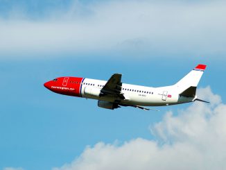 Norwegian-fly tar av fra Oslo Lufthavn Gardermoen. (LN-KKU). Foto: Pål Stagnes