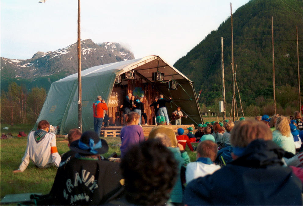 Scout district camp 1991. Photo: Pål Stagnes